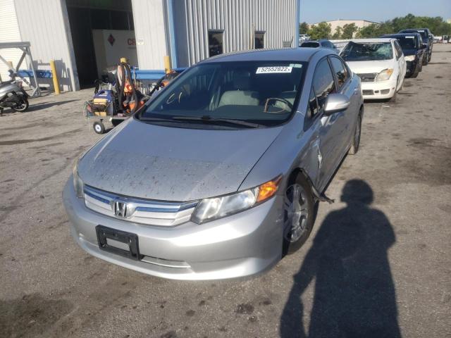 Photo 2 from auction – 2012 HONDA CIVIC HYBR with VIN JHMFB4F34CS004525