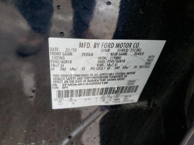 Photo 10 from auction – 2010 FORD EDGE LIMIT with VIN 2FMDK4KC8ABB02149