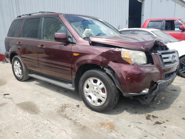 HONDA PILOT EXL 2008 with VIN 5FNYF18528B005933 - Photo from auction