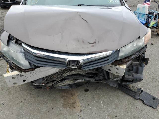 Photo 9 from auction – 2012 HONDA CIVIC LX with VIN 2HGFB2F57CH503495