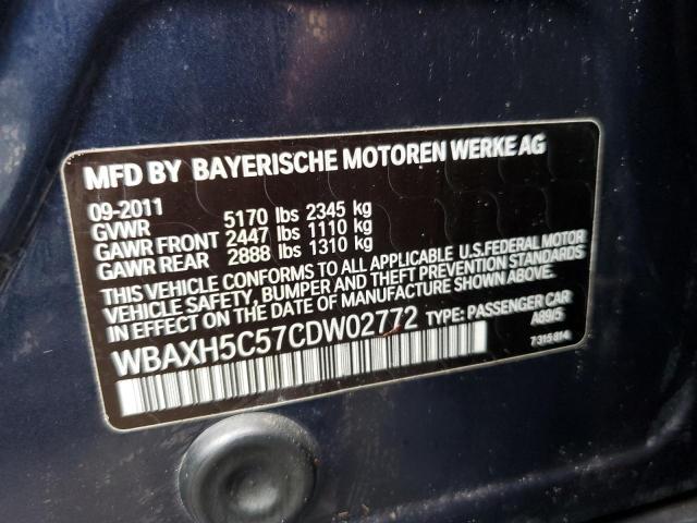 Photo 10 from auction – 2012 BMW 528 XI with VIN WBAXH5C57CDW02772