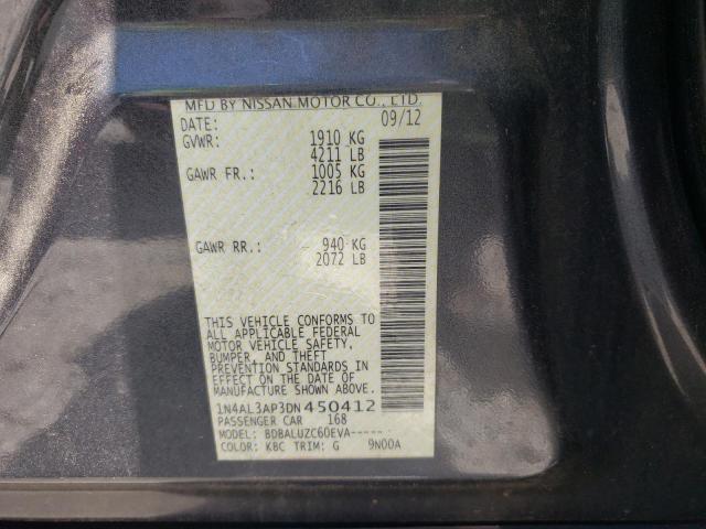 Photo 10 from auction – 2013 NISSAN ALTIMA 2.5 with VIN 1N4AL3AP3DN450412