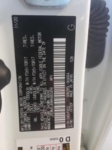 Photo 10 from auction – 2021 TOYOTA 4RUNNER SR with VIN JTEMU5JR8M5883494