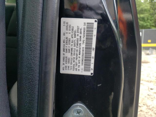 Photo 10 from auction – 2005 HONDA ACCORD with VIN 1HGCM82435A019015