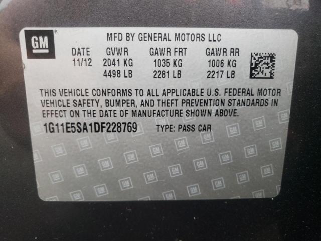 Photo 10 from auction – 2013 CHEVROLET MALIBU 2LT with VIN 1G11E5SA1DF228769