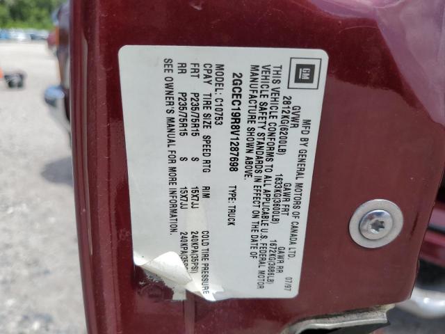 Photo 10 from auction – 1997 CHEVROLET GMT-400 C1 with VIN 2GCEC19R8V1287698