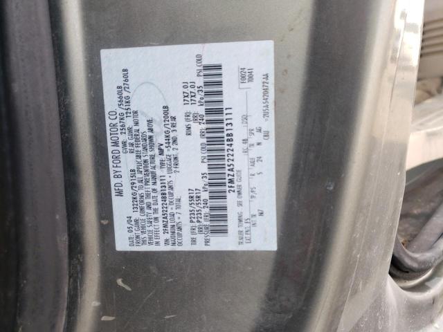 Photo 10 from auction – 2004 FORD FREESTAR S with VIN 2FMZA52224BB13111