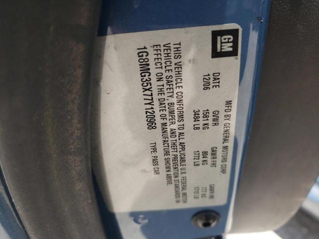 Photo 10 from auction – 2007 SATURN SKY REDLIN with VIN 1G8MG35X77Y120968