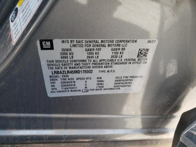 Photo 10 from auction – 2021 BUICK ENVISION P with VIN LRBAZLR45MD178002