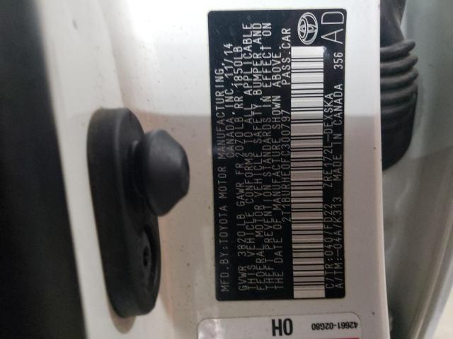 Photo 10 from auction – 2015 TOYOTA COROLLA L with VIN 2T1BURHE0FC300797
