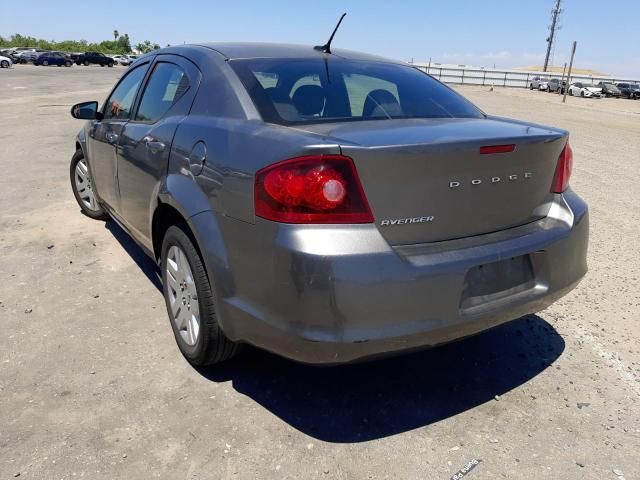 Photo 3 from auction – 2012 DODGE AVENGER SE with VIN 1C3CDZAB6CN243278
