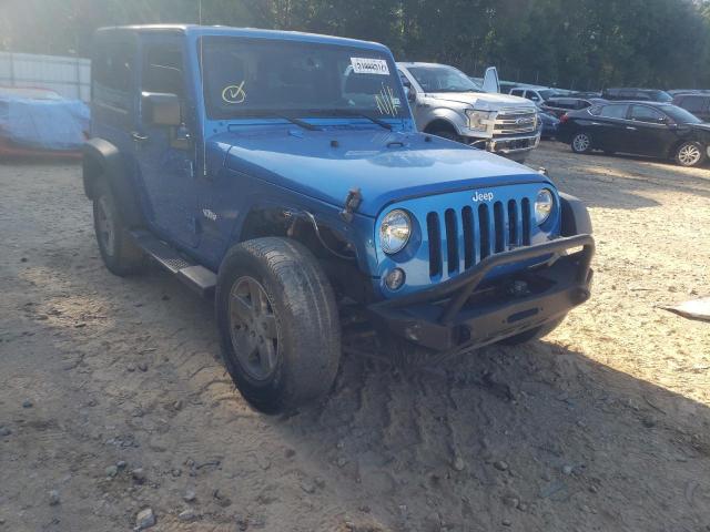 JEEP WRANGLER S 2015 with VIN 1C4AJWAG7FL636230 - Photo from auction