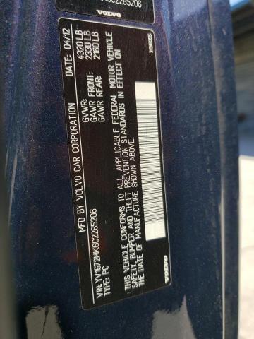 Photo 10 from auction – 2012 VOLVO C30 T5 with VIN YV1672MK6C2285206
