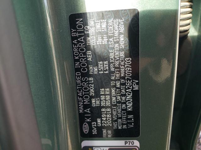 Photo 10 from auction – 2014 KIA SOUL with VIN KNDJN2A26E7019703