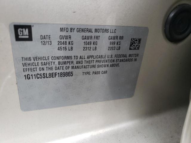Photo 10 from auction – 2014 CHEVROLET MALIBU 1LT with VIN 1G11C5SL8EF189865