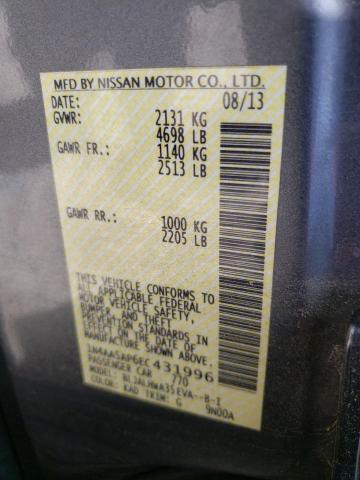 Photo 10 from auction – 2014 NISSAN MAXIMA S with VIN 1N4AA5AP6EC431996