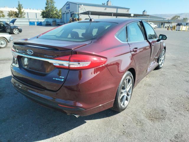 Photo 4 from auction – 2017 FORD FUSION SE with VIN 3FA6P0LU9HR165227