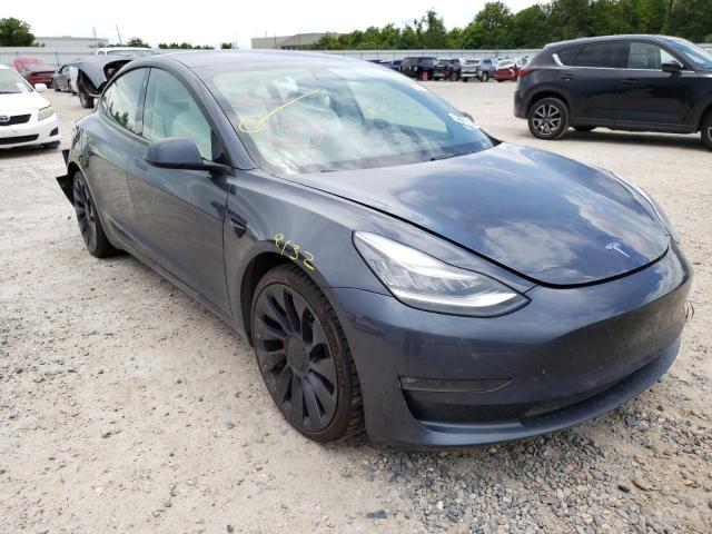 TESLA MODEL 3 2021 with VIN 5YJ3E1EC6MF856367 - Photo from auction