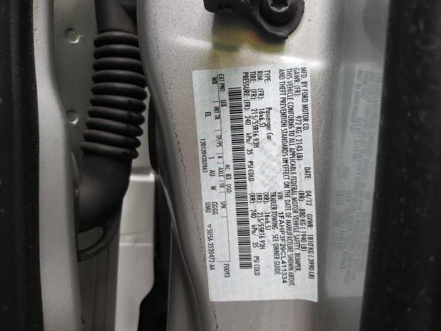 Photo 10 from auction – 2012 FORD FOCUS SE with VIN 1FAHP3F29CL411334