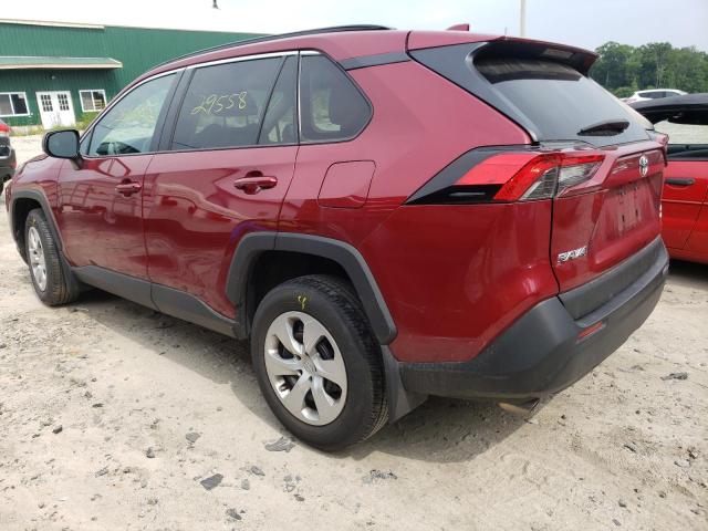 Photo 3 from auction – 2020 TOYOTA RAV4 LE with VIN 2T3F1RFV2LW116959