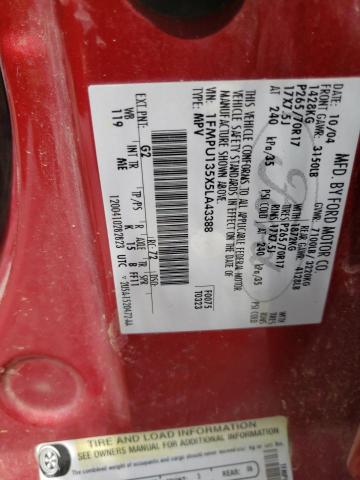 Photo 10 from auction – 2005 FORD EXPEDITION with VIN 1FMPU135X5LA43388
