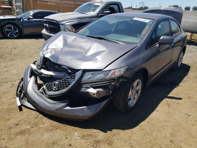 Photo 2 from auction – 2015 HONDA CIVIC LX with VIN 19XFB2F53FE262484