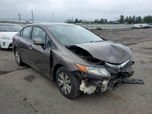 HONDA CIVIC LX 2012 with VIN 2HGFB2F57CH503495 - Photo from auction
