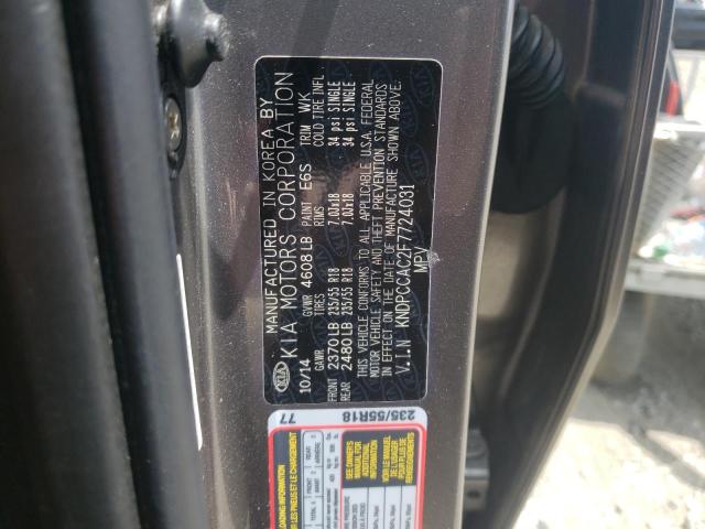 Photo 10 from auction – 2015 KIA SPORTAGE E with VIN KNDPCCAC2F7724031
