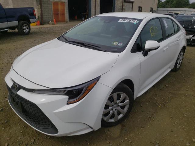 Photo 2 from auction – 2021 TOYOTA COROLLA LE with VIN 5YFEPMAEXMP212371
