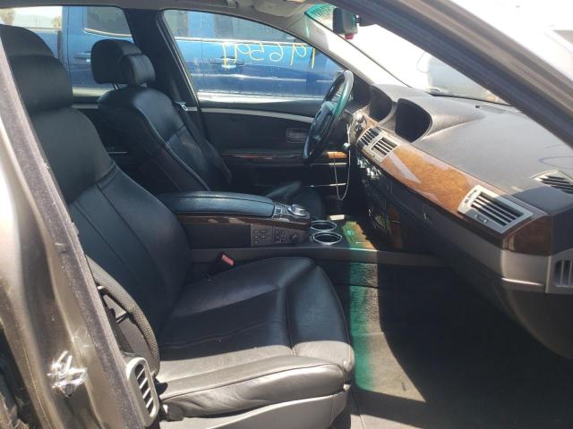 Photo 5 from auction – 2006 BMW 750 LI with VIN WBAHN83586DT31305