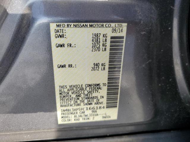 Photo 10 from auction – 2015 NISSAN ALTIMA 3.5 with VIN 1N4BL3AP5FC166184