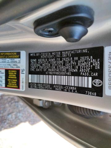 Photo 10 from auction – 2014 TOYOTA CAMRY HYBR with VIN 4T1BD1FK6EU097485