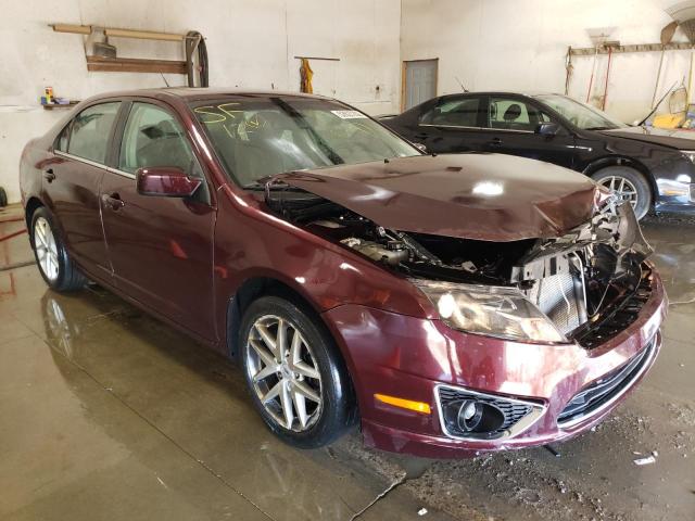 FORD FUSION SEL 2012 with VIN 3FAHP0JA8CR411341 - Photo from auction
