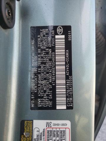 Photo 10 from auction – 2007 TOYOTA CAMRY CE with VIN 4T1BE46K67U548089