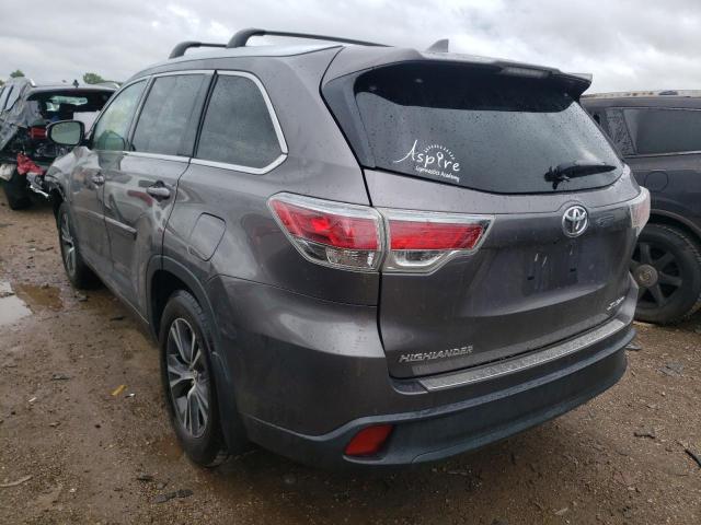 Photo 3 from auction – 2016 TOYOTA HIGHLANDER with VIN 5TDJKRFH0GS243394