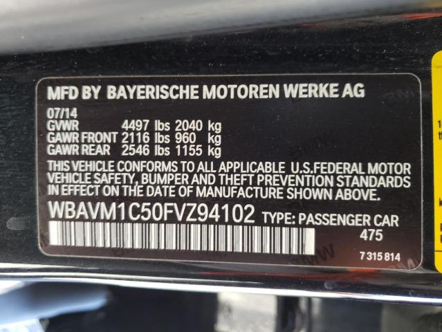 Photo 10 from auction – 2015 BMW X1 SDRIVE2 with VIN WBAVM1C50FVZ94102