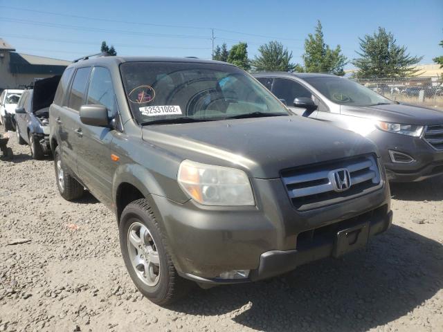 HONDA PILOT EX 2006 with VIN 5FNYF18796B029225 - Photo from auction