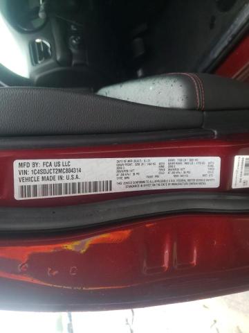 Photo 10 from auction – 2021 DODGE DURANGO R/ with VIN 1C4SDJCT2MC804314