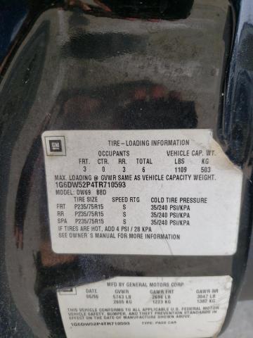 Photo 10 from auction – 1996 CADILLAC FLEETWOOD with VIN 1G6DW52P4TR710593