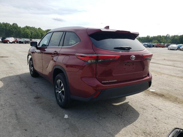 Photo 3 from auction – 2021 TOYOTA HIGHLANDER with VIN 5TDGZRBH4MS089294