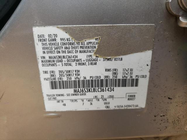 Photo 10 from auction – 2020 FORD ECOSPORT T with VIN MAJ6S3KL8LC361434