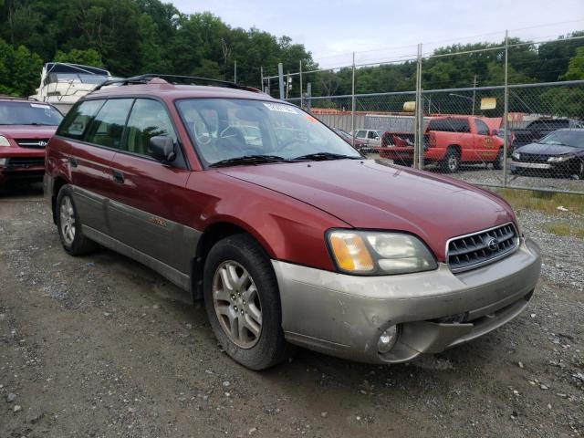 SUBARU LEGACY OUT 2003 with VIN 4S3BH675937620556 - Photo from auction