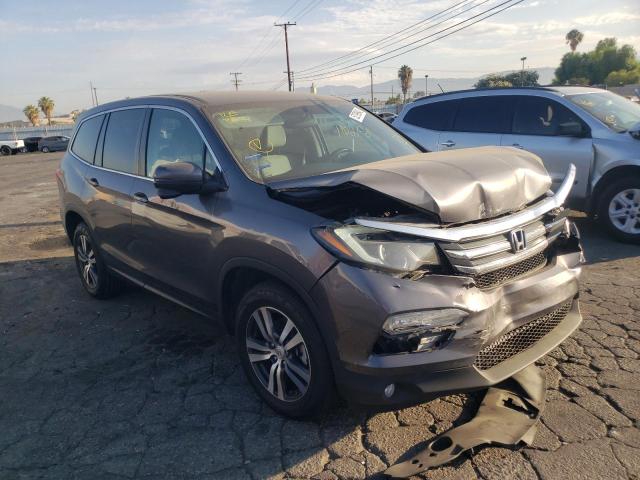 HONDA PILOT EX 2018 with VIN 5FNYF5H32JB028401 - Photo from auction