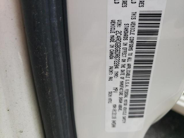 Photo 10 from auction – 2013 DODGE GRAND CARA with VIN 2C4RDGBG6DR672204