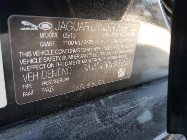 Photo 10 from auction – 2017 JAGUAR XE PRESTIG with VIN SAJAE4BVXHA952551