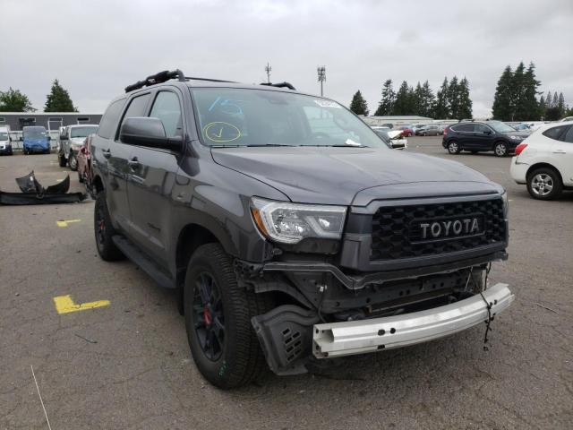 TOYOTA SEQUOIA SR 2020 with VIN 5TDBY5G18LS175935 - Photo from auction