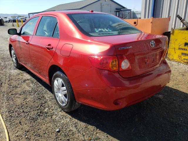 Photo 3 from auction – 2009 TOYOTA COROLLA BA with VIN 1NXBU40E69Z081779