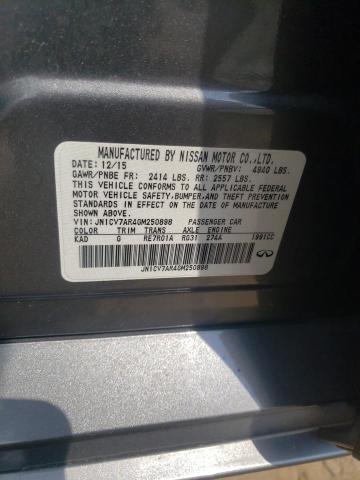 Photo 10 from auction – 2016 INFINITI Q50 BASE with VIN JN1CV7AR4GM250898