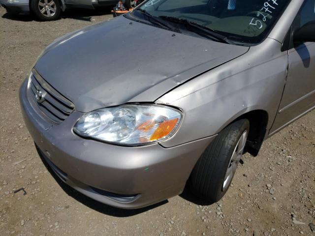 Photo 9 from auction – 2003 TOYOTA COROLLA with VIN 2T1BR32E43C003602