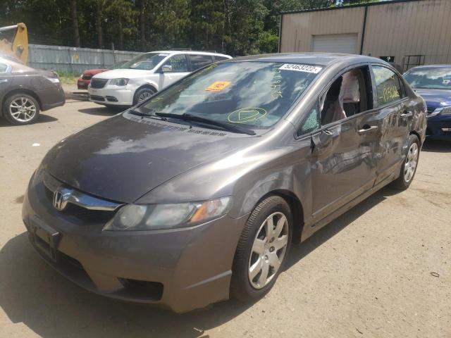 Photo 2 from auction – 2009 HONDA CIVIC LX with VIN 19XFA16529E046501